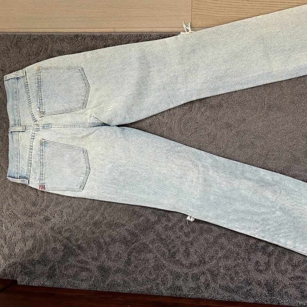 BDG distressed bootcut blue denim jeans size 25